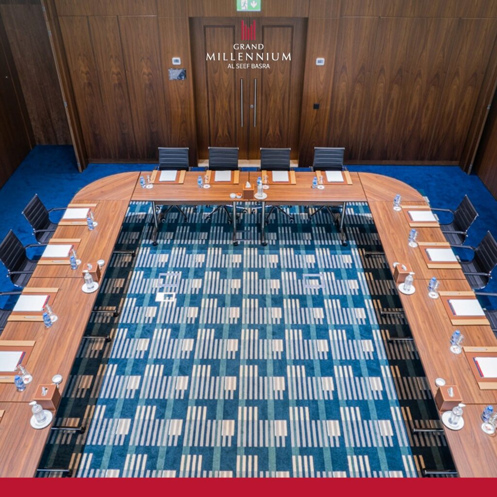 15 - Meeting Room - Special design carpet floor covering - GRAND MILLENNIUM AL-SEEF BASRA HOTEL - IRAQ Lobby-Terrace-GRAND-MILLENNIUM-AL-SEEF-BASRA-HOTEL-IRAQ