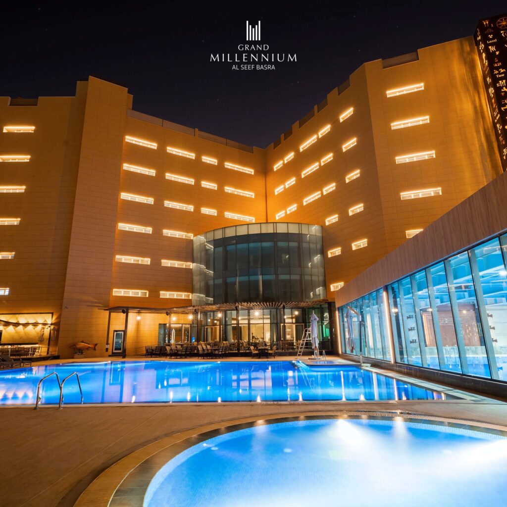 8- Offices Bldg & Outdoor Pool - GRAND MILLENNIUM AL-SEEF BASRA HOTEL - IRAQ Offices-Bldg-Outdoor-Pool-GRAND-MILLENNIUM-AL-SEEF-BASRA-HOTEL-IRAQ